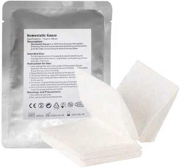 Comfortable Hemostatic Gauze