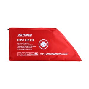 A compact Oripower first aid kit featuring essential medical supplies for emergency situations.