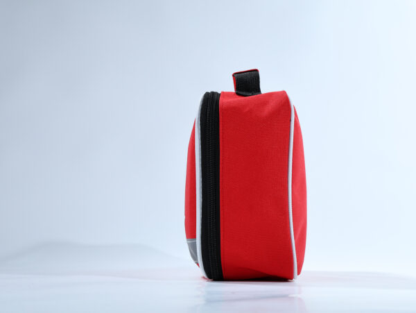 Sac de premiers secours en nylon rouge – Image 2